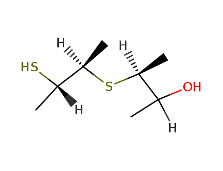 Molecular Structure of 54957-02-7 (3-((2-Mercapto-1-methylpropyl)thio)-2-butanol)