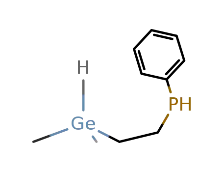 Molecular Structure of 82312-32-1 (2-(dimethylgermyl)-1-(phenylphosphino)ethane)