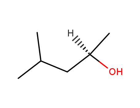 Molecular Structure of 16404-54-9 ((R)-(-)-4-METHYL-2-PENTANOL)