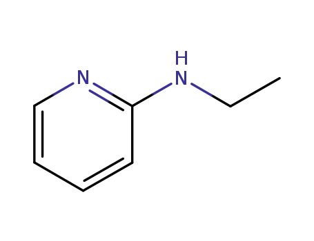 Molecular Structure of 37059-57-7 (2-(ETHYLAMINO)PYRIDINE)