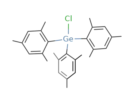 Molecular Structure of 62120-68-7 (Germane, chlorotris(2,4,6-trimethylphenyl)-)