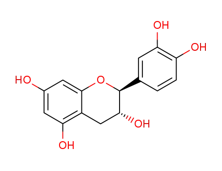Molecular Structure of 18829-70-4 ((-)-CATECHIN HYDRATE)