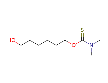 Molecular Structure of 1110667-72-5 (O-6-hydroxyhexyl dimethylcarbamothioate)