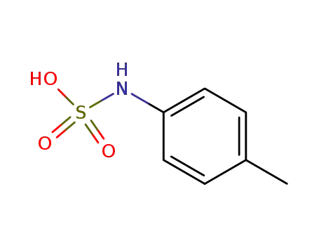 Molecular Structure of 19063-15-1 (4-methylphenylsulfamic acid)