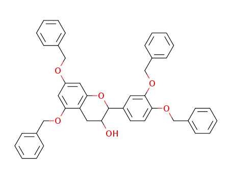 racemic 5,7,3',4'-tetra-O-benzyl-(+/-)-catechin