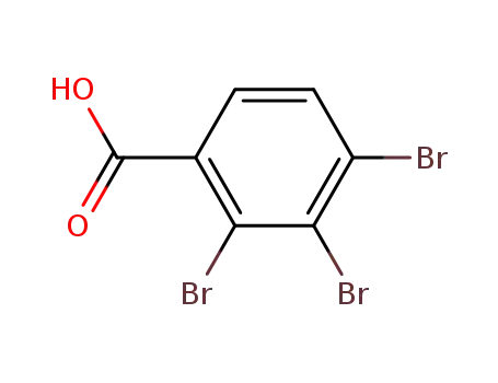 Molecular Structure of 36667-05-7 (Benzoic acid, 2,3,4-tribromo-)