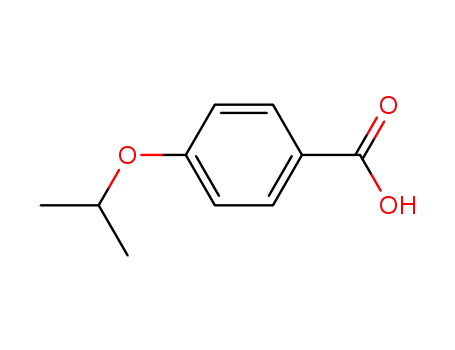Molecular Structure of 13205-46-4 (4-Isopropoxybenzoic acid)