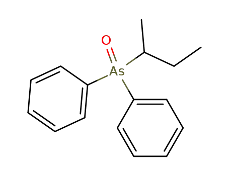 Molecular Structure of 63866-84-2 (Arsine oxide, (1-methylpropyl)diphenyl-)
