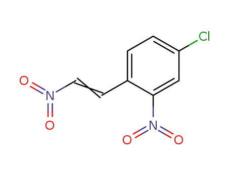 Molecular Structure of 90001-58-4 (4-chloro-2-nitro-1-[(E)-2-nitroethenyl]benzene)
