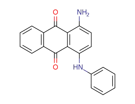 Molecular Structure of 4395-65-7 (1-AMINO-4-ANILINOANTHRAQUINONE)
