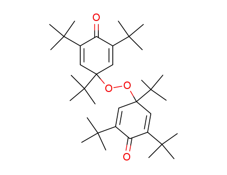 Molecular Structure of 1975-14-0 (2,5-Cyclohexadien-1-one, 4,4'-dioxybis[2,4,6-tris(1,1-dimethylethyl)-)