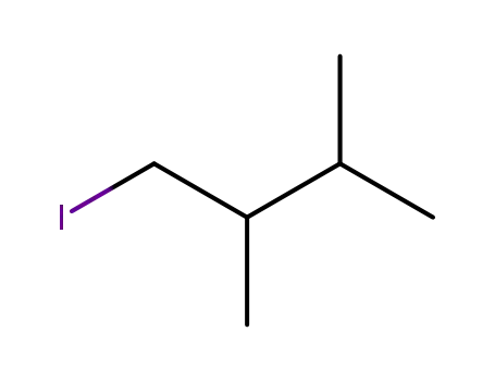 Molecular Structure of 31295-00-8 (Butane, 1-iodo-2,3-dimethyl-)