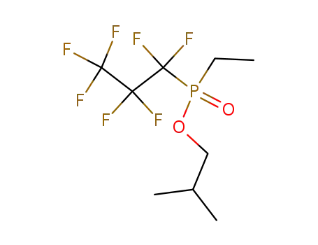 Molecular Structure of 77529-59-0 (isobutyl ethyl(heptafluoropropyl)phosphinate)