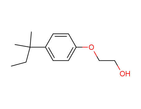 Molecular Structure of 6382-07-6 (P-TERT-AMYL PHENOXY ETHANOL)