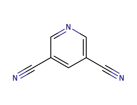 Molecular Structure of 1195-58-0 (3,5-DICYANO PYRIDINE)