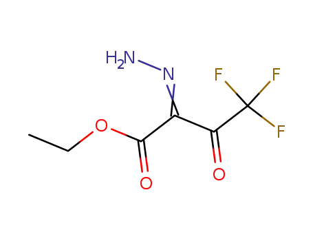 Molecular Structure of 652-71-1 (Trifluoracetyl-glyoxylsaeure-aethylester-α-hydrazon)