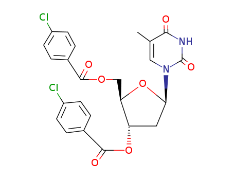 Thymidine, 3',5'-bis(4-chlorobenzoate)
