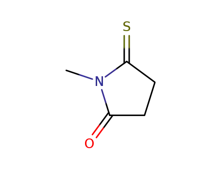 Molecular Structure of 2043-24-5 (1-methyl-5-thioxopyrrolidin-2-one)