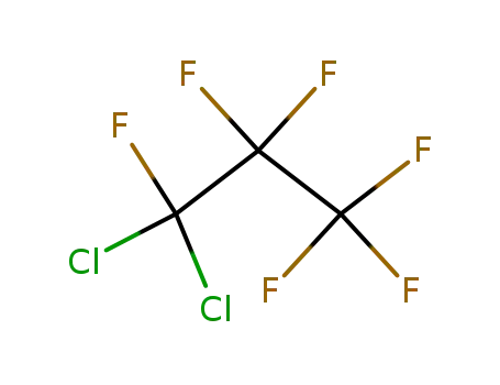 Molecular Structure of 2729-28-4 (1,1-dichloro-1,2,2,3,3,3-hexafluoropropane)