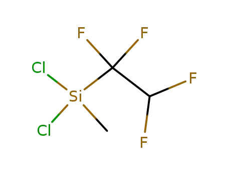 Molecular Structure of 422-69-5 (dichloromethyl(1,1,2,2-tetrafluoroethyl)silane)