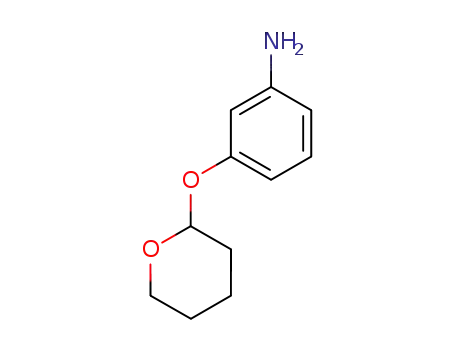 Molecular Structure of 147985-36-2 (m-tetrahydropyran-2-yloxyaminobenzene)