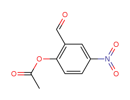 Molecular Structure of 177496-78-5 (2-acetoxy-5-nitrobenzaldehyde)