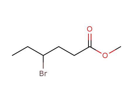 Molecular Structure of 78019-66-6 (Methyl 4-bromohexanoate)