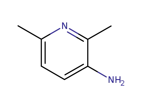 Molecular Structure of 3430-33-9 (3-AMINO-2,6-DIMETHYLPYRIDINE)