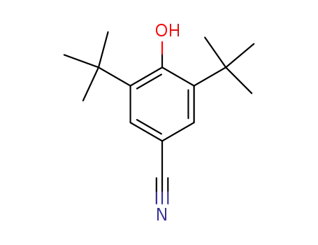 Molecular Structure of 1988-88-1 (3,5-DI-TERT-BUTYL-4-HYDROXYBENZONITRILE)