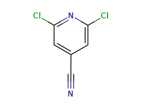 Molecular Structure of 32710-65-9 (2,6-Dichloroisonicotinonitrile)