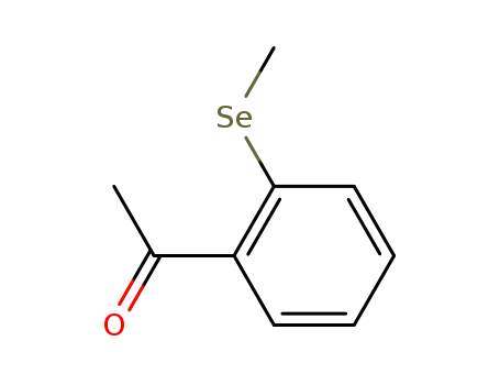 Molecular Structure of 1441-98-1 (Ethanone, 1-[2-(methylseleno)phenyl]-)
