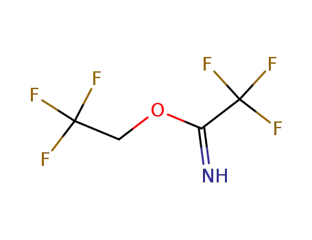 Molecular Structure of 4134-43-4 (2,2,2-trifluoroethyl (1Z)-2,2,2-trifluoroethanimidoate)