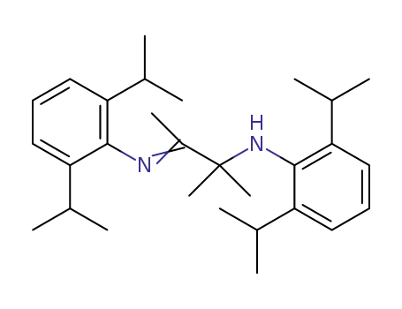 Molecular Structure of 440084-13-9 (N-(3-(2,6-diisopropylphenylamino)-3-methylbutan-2-ylidene)-2,6-diisopropylbenzenamine)