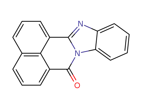 Molecular Structure of 23749-58-8 (BENZIMIDAZO[2,1-A]BENZ[D,E]ISOQUINOLION-7-ONE)