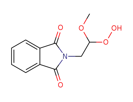 Molecular Structure of 124536-28-3 (2-(2-Hydroperoxy-2-methoxy-ethyl)-isoindole-1,3-dione)