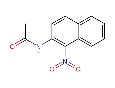 Molecular Structure of 5419-82-9 (2-Acetamido-1-Nitronaphthalene)
