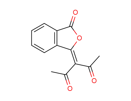 Molecular Structure of 7706-74-3 (2,4-Pentanedione, 3-(3-oxo-1(3H)-isobenzofuranylidene)-)