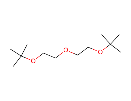 Molecular Structure of 107-79-9 (2,2'-[oxybis(ethane-2,1-diyloxy)]bis[2-methylpropane])