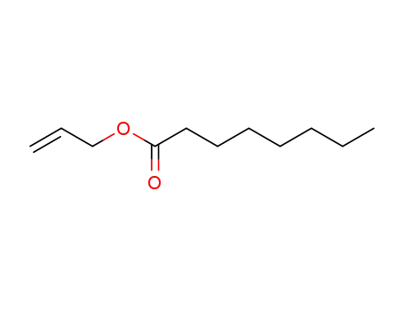 Molecular Structure of 4230-97-1 (ALLYL CAPRYLATE)