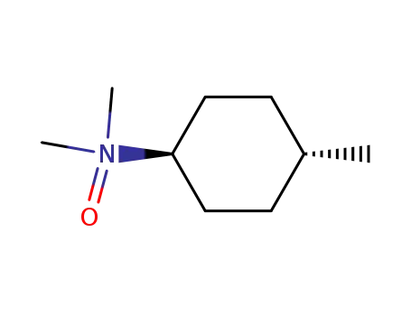Molecular Structure of 72390-34-2 (N,N-dimethyl-4-methylcyclohexylamine N-oxide)