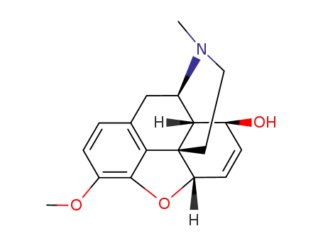 Molecular Structure of 466-96-6 (pseudocodeine)