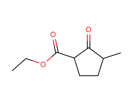 Molecular Structure of 7424-85-3 (Cyclopentanecarboxylic acid, 3-methyl-2-oxo-, ethyl ester)