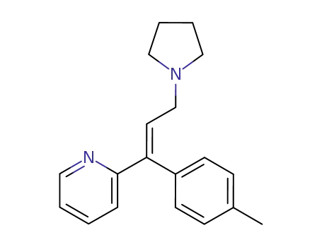 1-(4-Methylphenyl)-1-(2-pyridyl)-3-pyrrolidino prop-1-ene