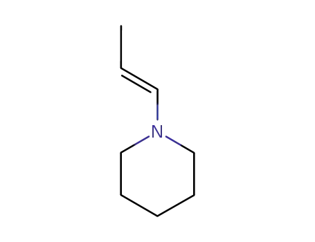 Molecular Structure of 24461-41-4 (Piperidine, 1-(1E)-1-propenyl-)