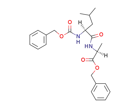 Molecular Structure of 17664-94-7 (N-CARBOBENZOXY-L-LEUCYL-L-ALANINE BENZYL ESTER)