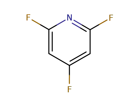 Molecular Structure of 3512-17-2 (2,4,6-TRIFLUOROPYRIDINE)