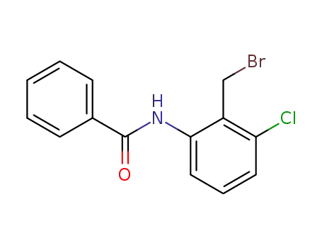 Molecular Structure of 42313-44-0 (N-[2-(bromomethyl)-3-chlorophenyl]benzamide)