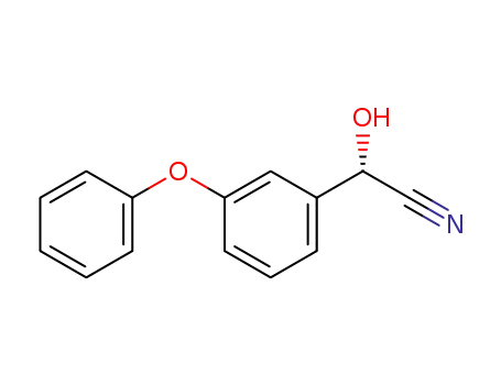 Molecular Structure of 61826-76-4 ((S)-3-PHENOXYBENZALDEHYDE CYANOHYDRIN)