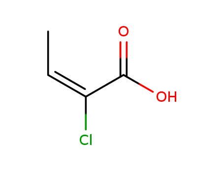2-Butenoicacid, 2-chloro-, (E)- (9CI)