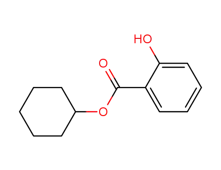 Molecular Structure of 25485-88-5 (Benzoicacid,2-hydroxy-,cyclohexylester)